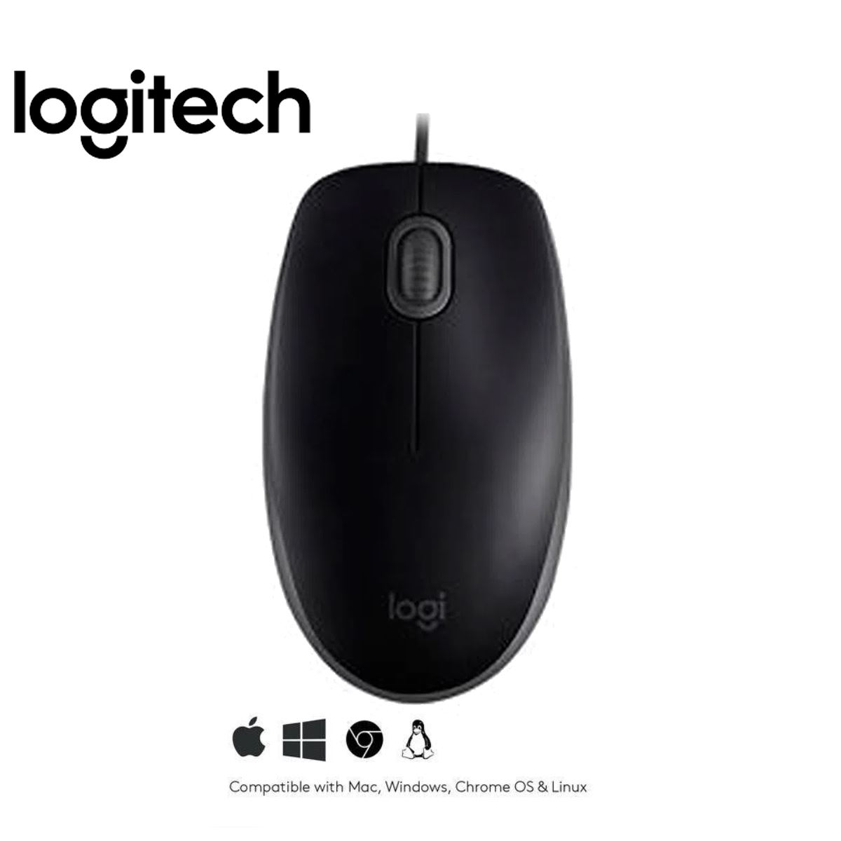 MOUSE LOGITECH M110 SILENT OPTICO USB BLACK